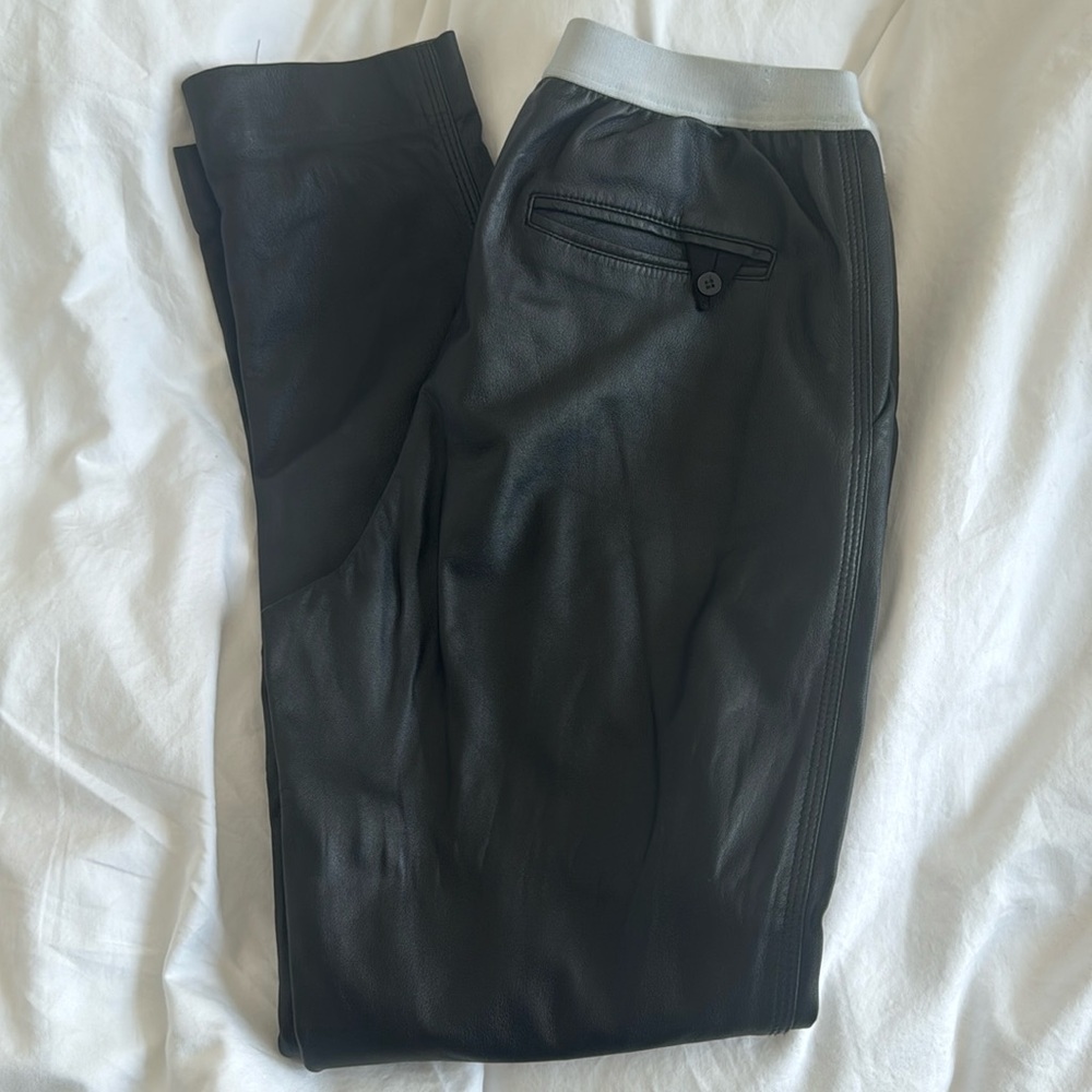 T Alexander Wang Leather Pants 100% Lambskin Leather Size